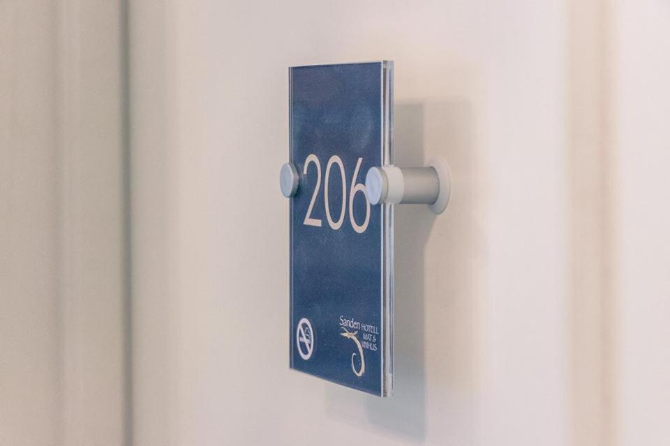 Sanden Hotel Hokksund Bagian luar foto